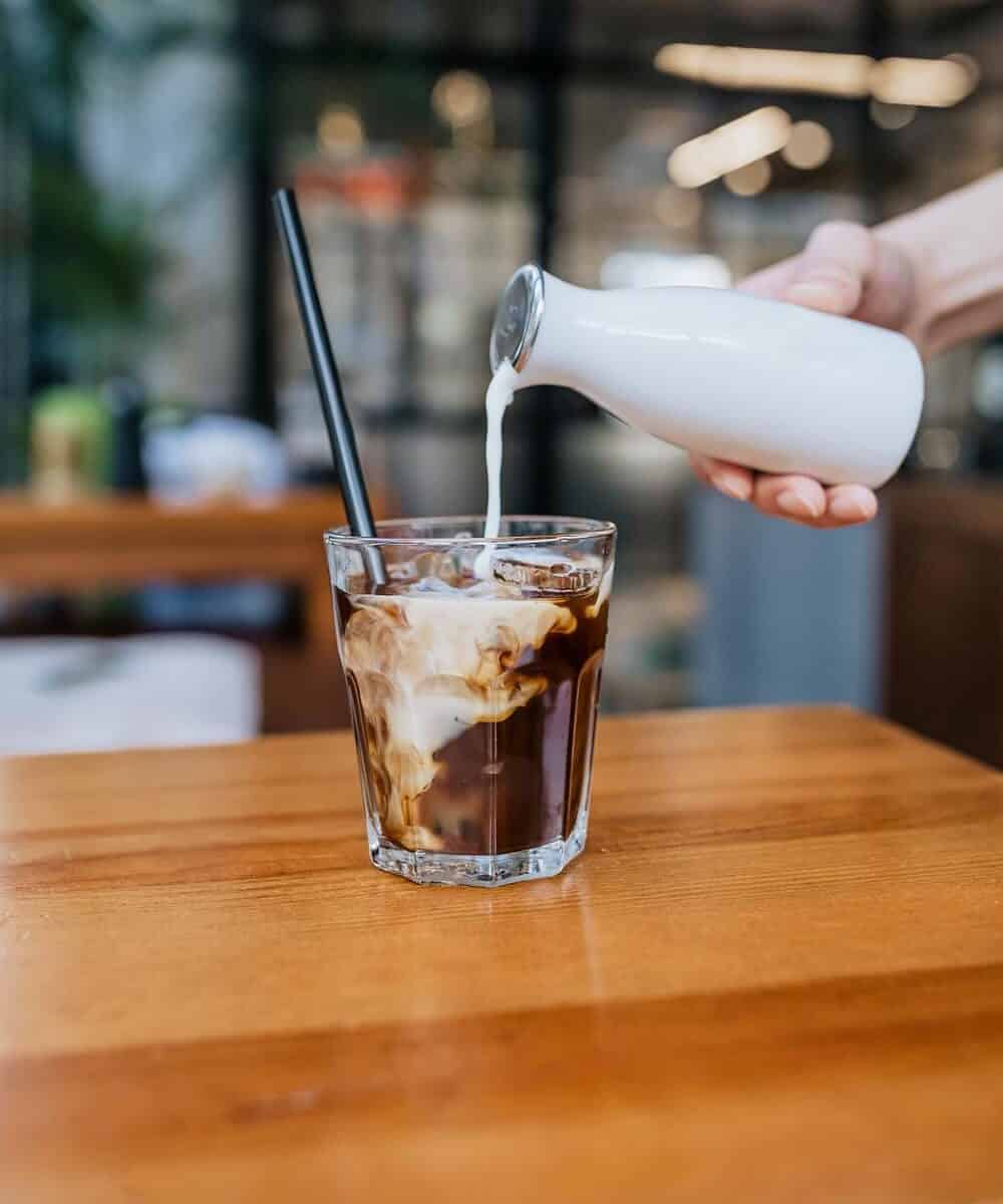 dairy in coffee